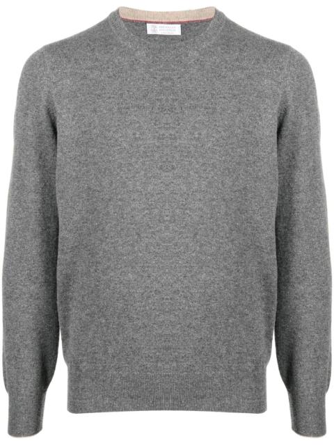 Brunello Cucinelli crew-neck cashmere jumper