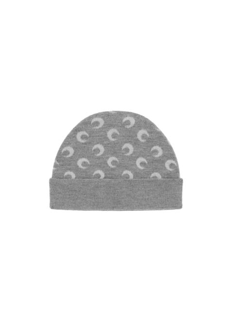 Marine Serre Moon Jacquard Knit Beanie