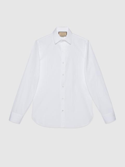 GUCCI Cotton poplin shirt with Double G
