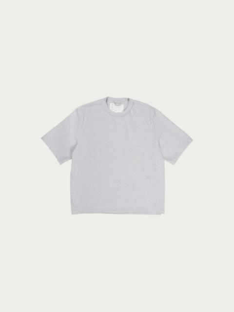 CAMIEL FORTGENS Big Tee - Grey Melange Heavy Jersey