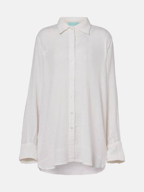 MELISSA ODABASH Leona cotton shirt
