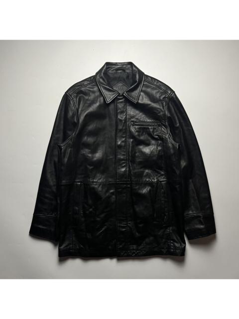 BALENCIAGA Balenciaga 1997 Zip-Up Leather Jacket - Nicolas Ghesquière