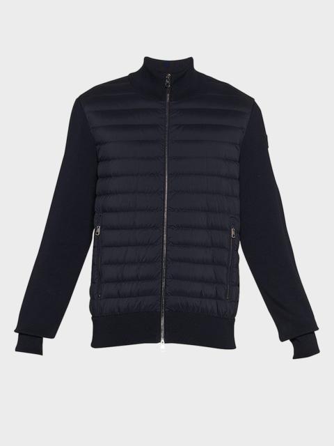 Moncler Men's Hybrid Down Knit Sweater