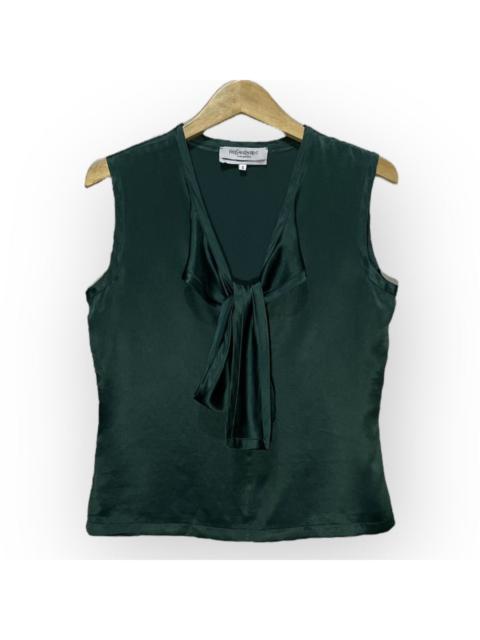 Vintage - Yves Saint Laurent Blouse Sleeveless Silk