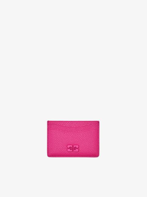 GANNI BOU CARD HOLDER IN PINK
