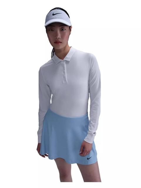 Nike Women's Victory Dri-FIT Long-Sleeve Polo - White