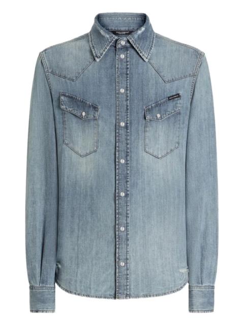 Dolce & Gabbana Dolce & Gabbana Men Denim Shirt