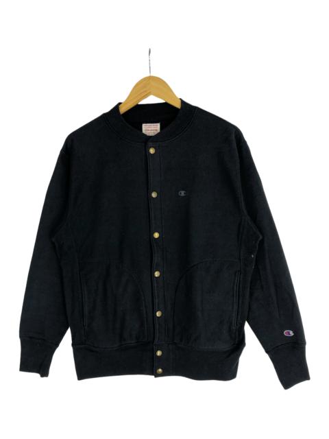 Other Designers Vintage - Vintage Champion Heritage Weave Button Sweater Sweatshirt