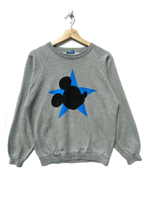 Other Designers Vintage - Vintage Disney Mickey Star Head Sweatshirt/Size L