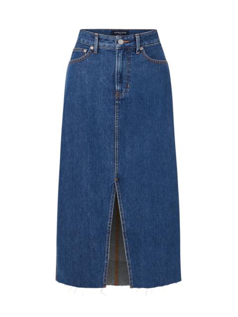 VERONICA BEARD VICTORIA DENIM SKIRT