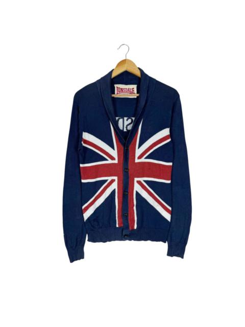 Other Designers ☀️LONSDALE X RATTLE TRAP UK FLAGS CARDIGAN