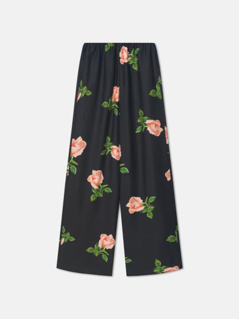 Nanushka Printed Silk Twill Pants