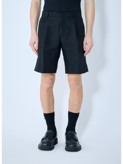 Dolce & Gabbana Dolce & Gabbana Men Linen Tailored Shorts