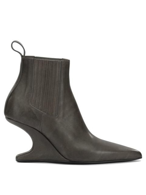 Rick Owens Rick Owens Cantilever 80mm Pull-on Ankle Boots Black