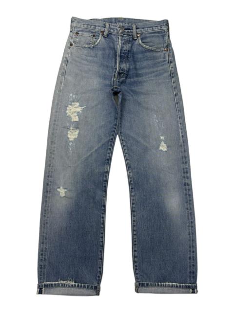 Other Designers Vintage - 🔥LEVIS 503B BIG E SELVEDGE DISTRESS DENIM JEANS