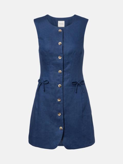 POSSE Sabine linen mini dress