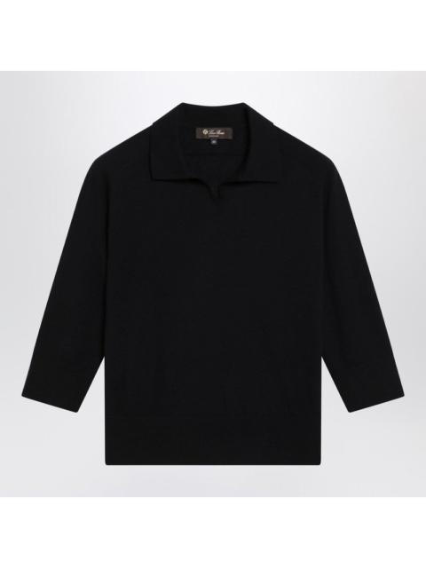 Loro Piana Loro Piana Navy Cashmere Polo Women