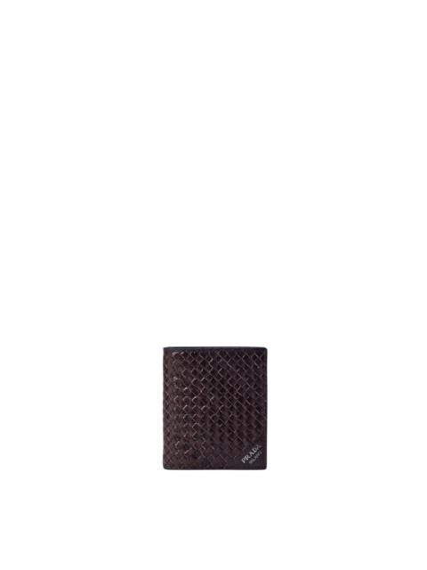 Prada PRADA Brown Leather Wallet New & Authentic