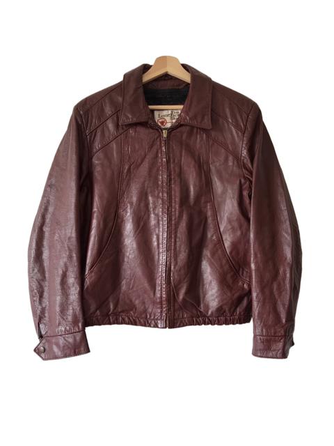 Other Designers Vintage - The Leather Shop Sears Vintage 1970s Genuine Leather Jacket