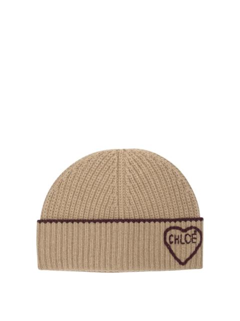 Chloé Chloé Encoeur Beanie Brown Women