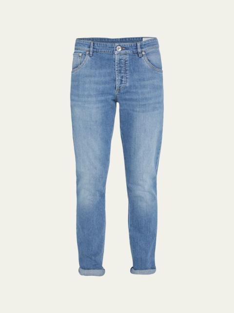 Brunello Cucinelli Men's 5-Pocket Denim Jeans