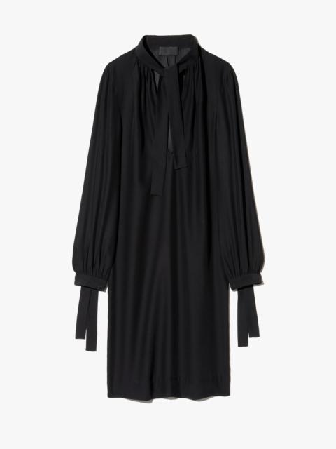 NILI LOTAN VADA TIE NECK SILK DRESS