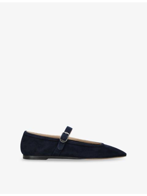 LE MONDE BÉRYL Mary Jane Suede Ballet Flats