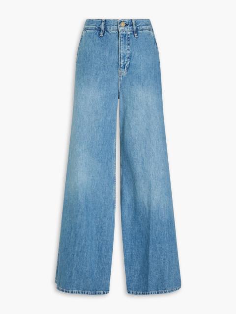 FRAME High-rise wide-leg jeans