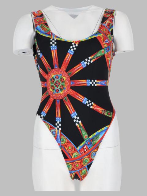 Dolce & Gabbana Dolce & Gabbana Women Costume Intero Olimpionico Stampa Carretto