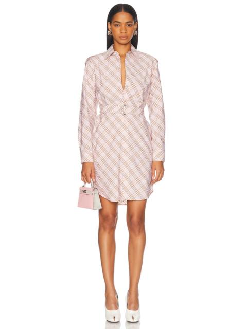 Burberry Belted Shirt Dress