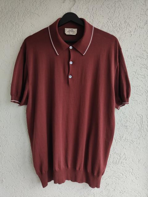 Hermès Hermes Paris Lightweight Cotton Polo Shirt Italian Style