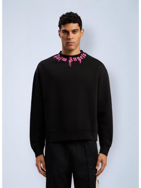 Palm Angels Palm Angels Men Neck Logo Crew Sweatshirt