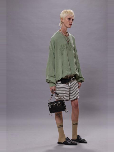 R13 NEW YORK BALLOON CREWNECK