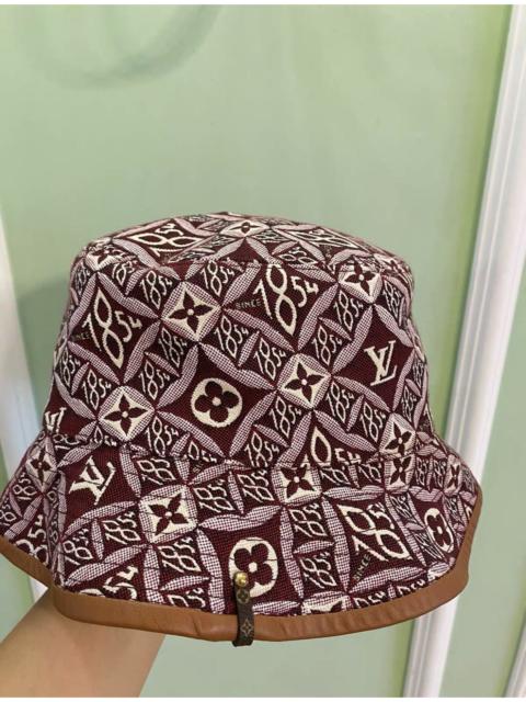 Louis Vuitton Louis Vuitton Jacquard Since 1854 Burgundy Bucket Hat