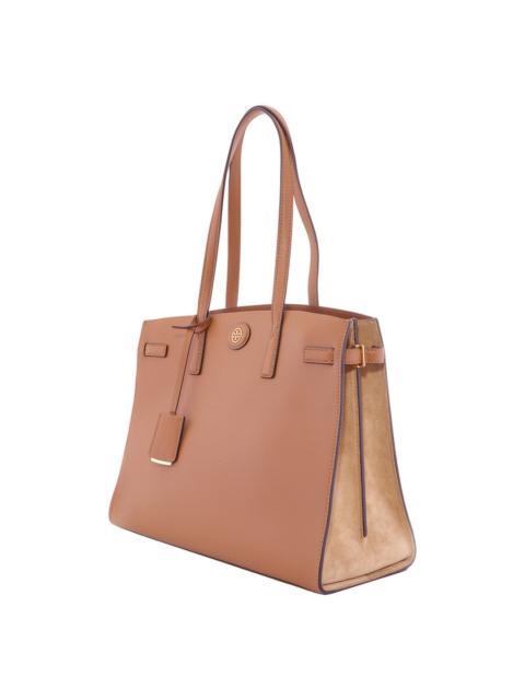 Other Designers Tory Burch Tigers Eye Robinson Satchel