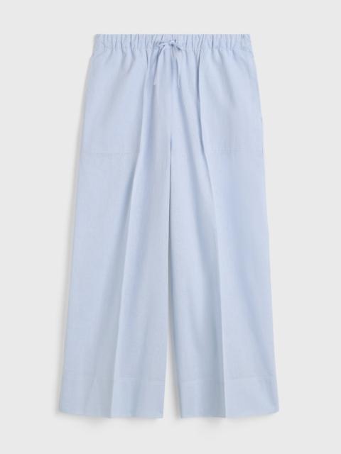 TOTEME Wide summer trousers sky