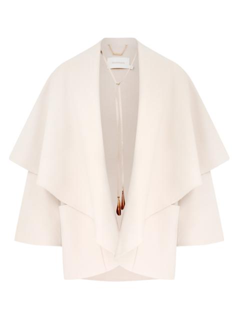 Zimmermann REBELLION TIE NECK CAPE