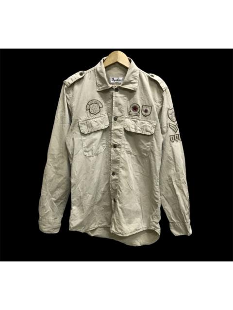 Hysteric Glamour Vintage Hysteric Glamour army button up shirt