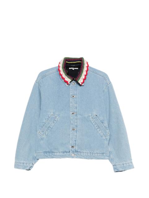 STINE GOYA Stine Goya Contrasting-collar Denim Jacket