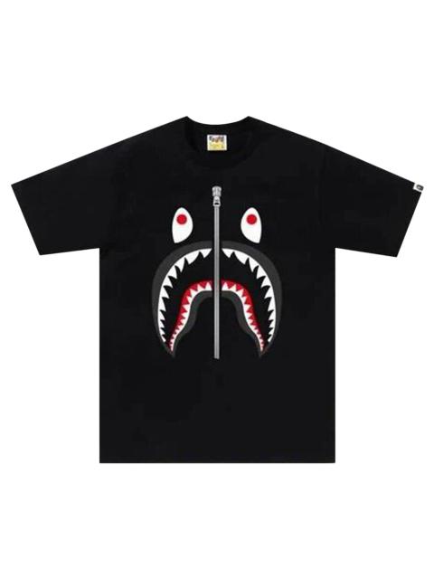 A BATHING APE® BAPE Shark Tee 'Black'