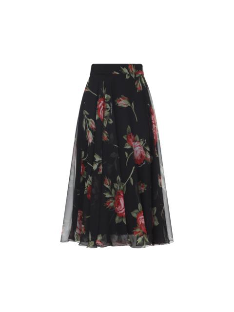 Dolce & Gabbana Dolce & Gabbana Silk Midi Skirt Women