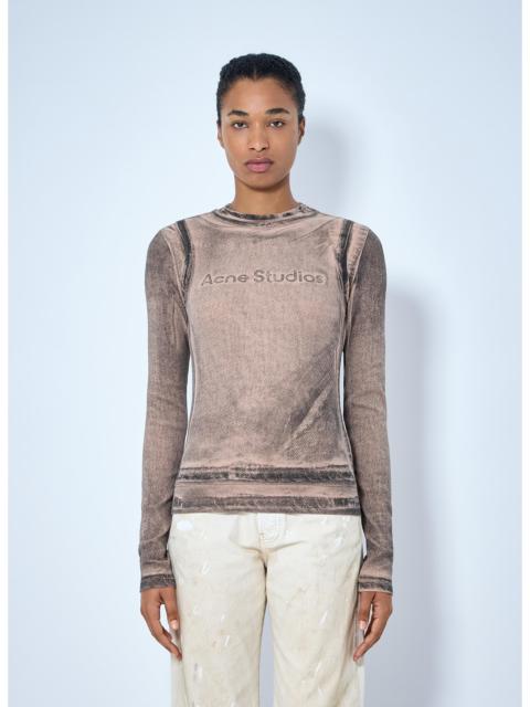 Acne Studios Acne Studios Women Long Sleeve Logo Top