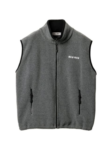 Miu Miu fleece sweatshirt