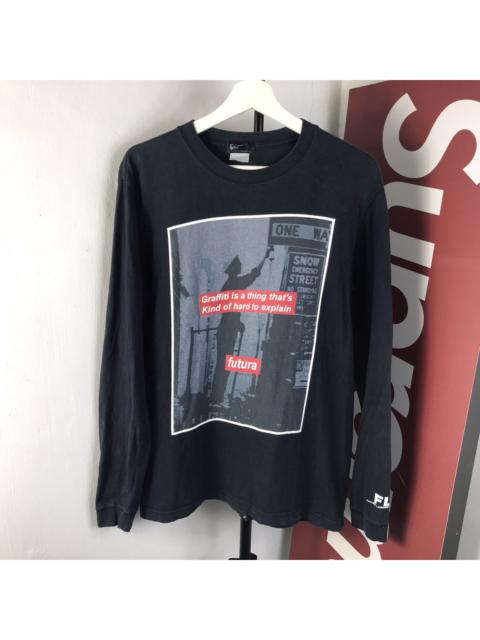 Supreme Rare japanese designer futura laboratories longsleeves tee