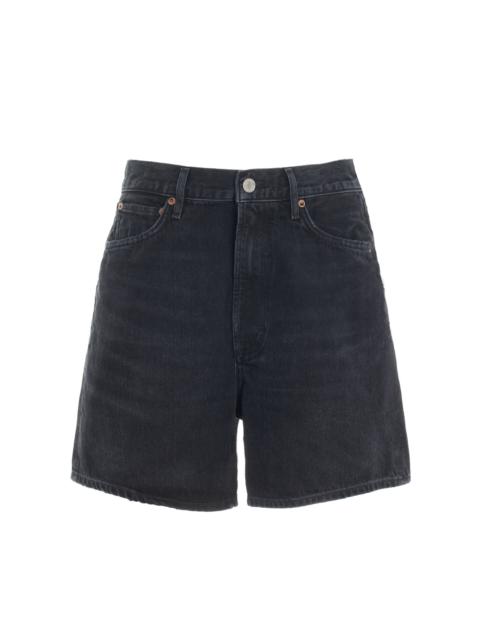 AGOLDE Stella Denim Shorts black
