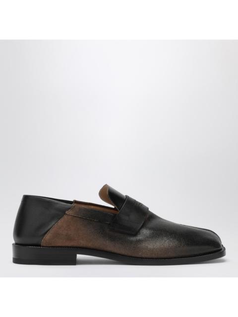 Maison Margiela Maison Margiela Tabi City Loafers In Suede With Laminated Treatment Men