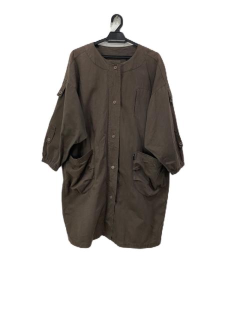 ISSEY MIYAKE ISSEY MIYAKE DESIGN STUDIO OVERSIZED LONG COTTON DISTRESS