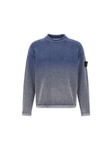 Stone Island STONE ISLAND Blue Cotton Sweater New & Authentic (Men's size