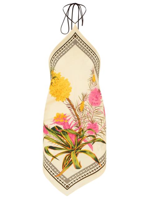 Blumarine Blumarine Printed Twill Scarf Top Women