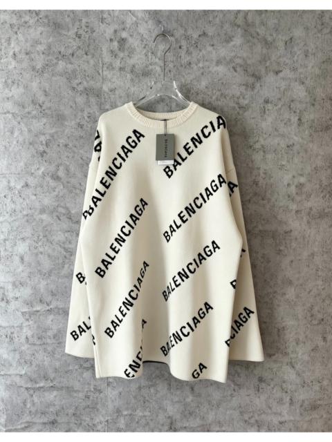 BALENCIAGA Balenciaga All-Over Print Sweater